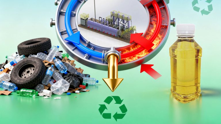 Pyrolysis Waste to Oil Plant