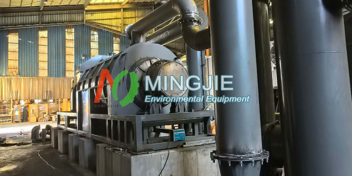 Installation Of Modern Biochar Equipment In South Korea