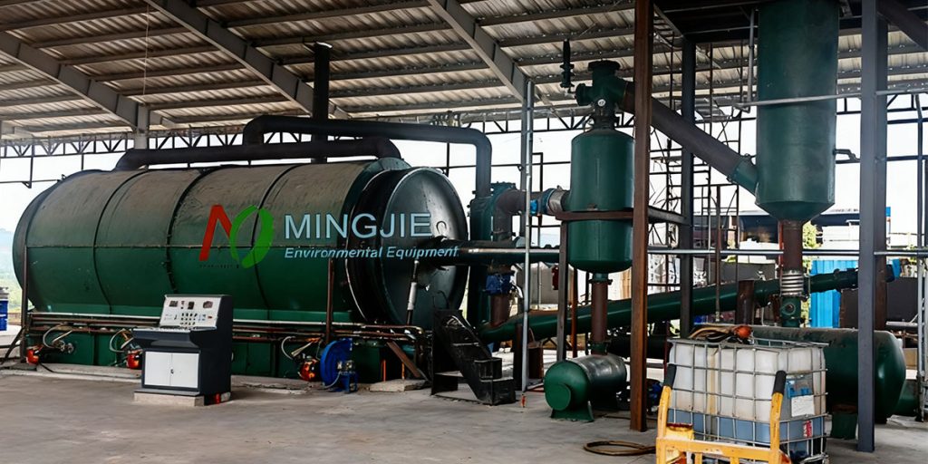 Pyrolysis Waste to Oil Machine