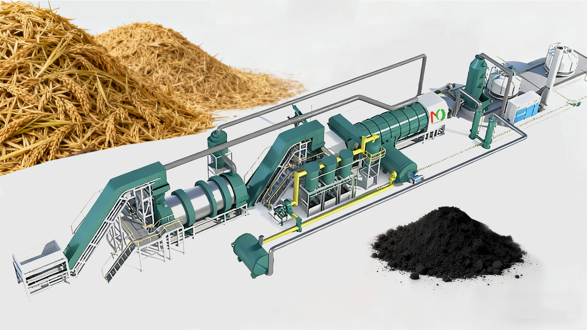 Rice Husk Biochar Production Equipment