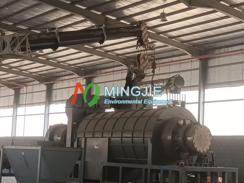 Installation of MJT-2000 Biochar Machine in Saudi Arabia 1 Biochar Equipment in Saudi Arabia