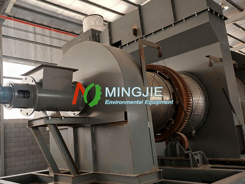 Installation of MJT-2000 Biochar Machine in Saudi Arabia 2 Biochar Making Machine in Saudi Arabia