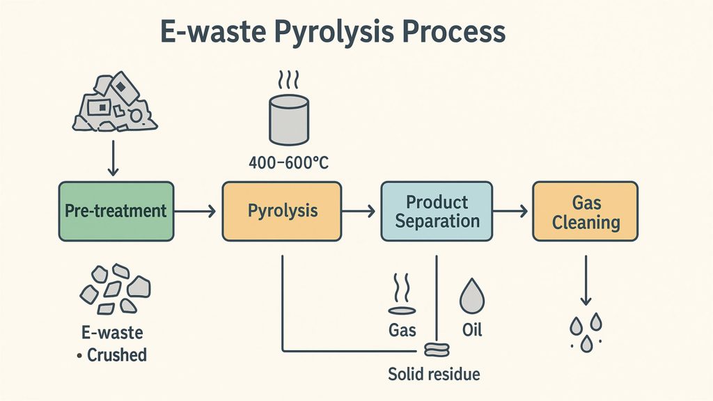 Pyrolysis Of E Waste