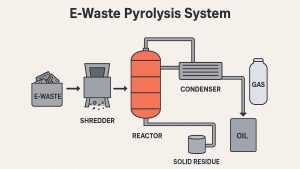 News 14 E Waste Pyrolysis System