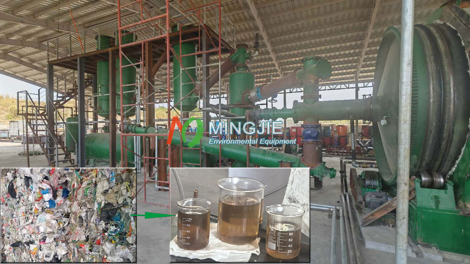 Obtain Quality Pyrolysis Oil from Plastic