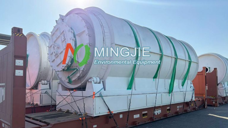 4 Sets MJ-15 Pyrolysis Equipments Shipped to Argentina