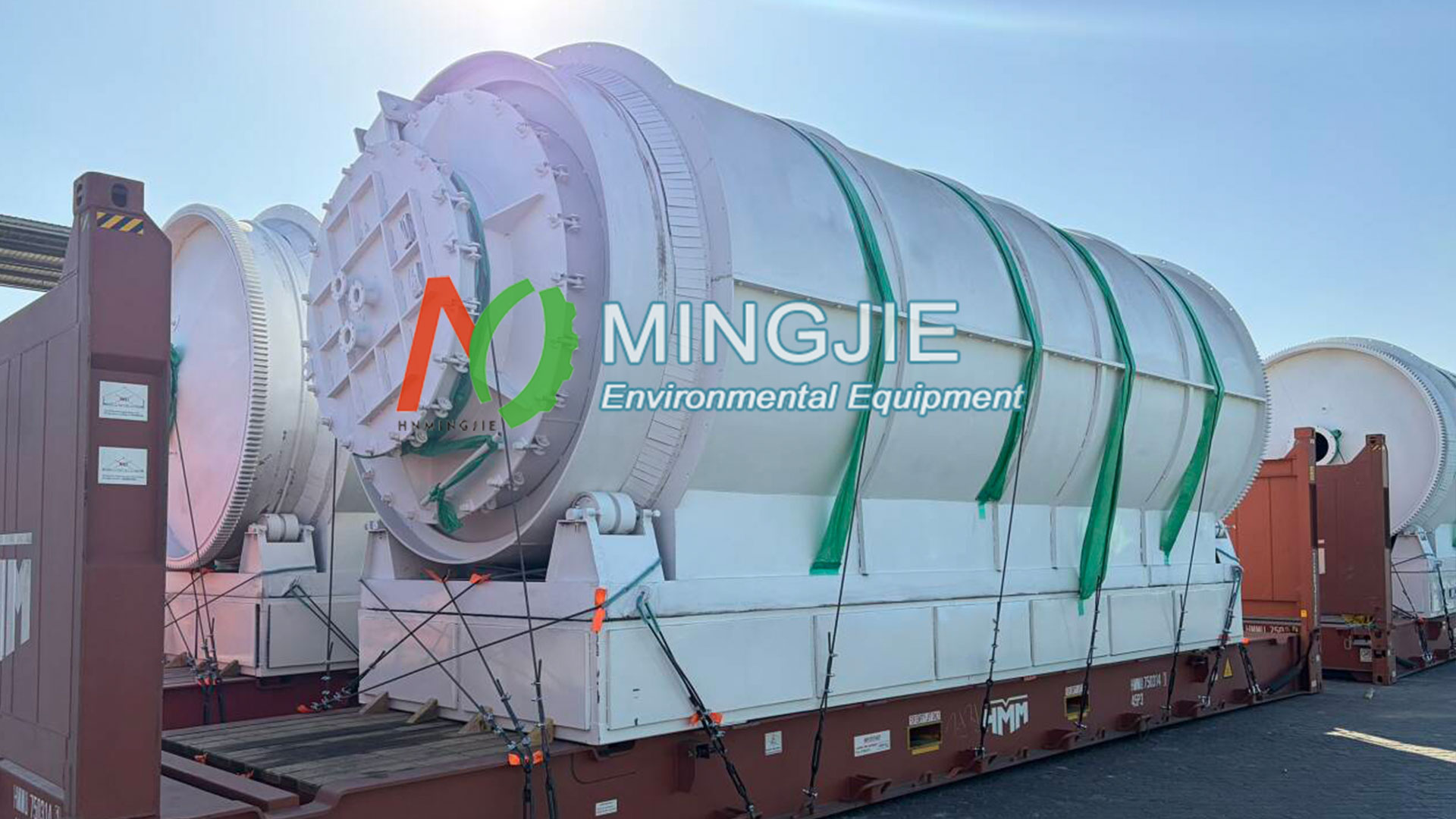 4 Sets MJ-15 Pyrolysis Equipments Shipped to Argentina