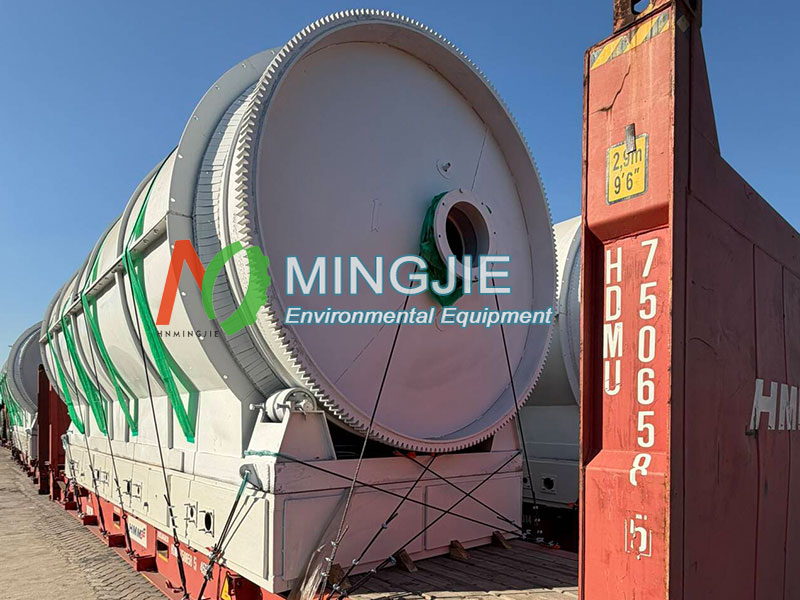 Shipment Update: 4 Sets MJ-15 Pyrolysis Equipments Shipped to Argentina 2 4 Sets MJ-15 Pyrolysis Equipments