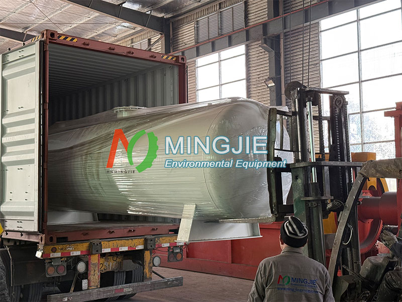 MJ-15 Pyrolysis Plant for Sale to Argentina 5 Exhaust Gas Purification System