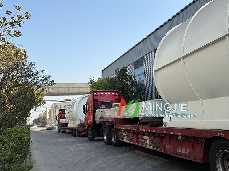MJ-15 Pyrolysis Plant for Sale to Argentina 1 MJ-15 Pyrolysis Machines for Sale