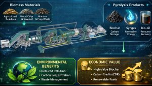Continuous Biomass Pyrolysis