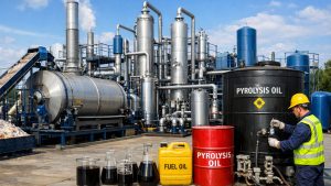 Plastic Pyrolysis To Fuel Oil Plant