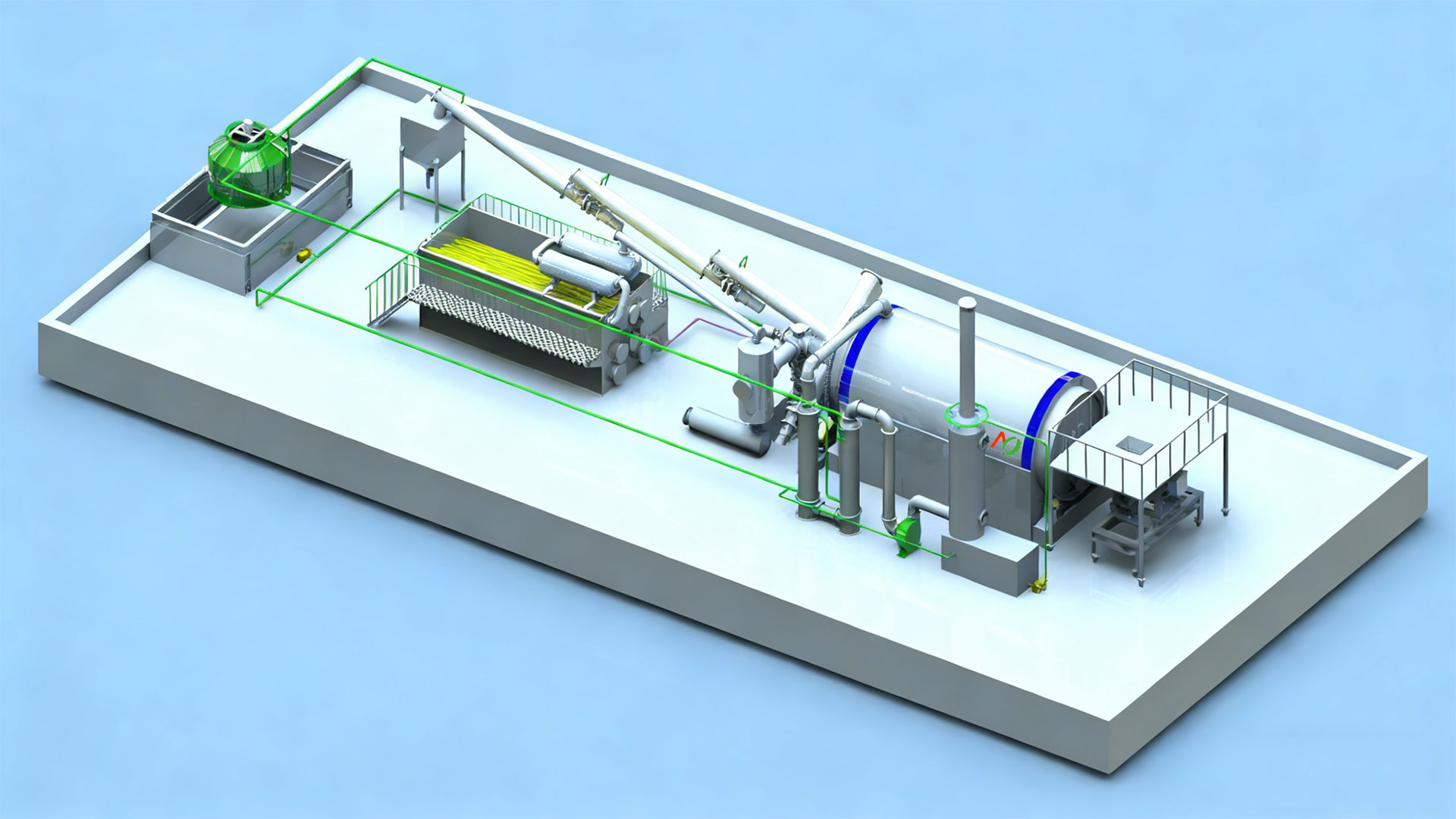 Semi Continuous Pyrolysis System for Waste Tyre Disposal
