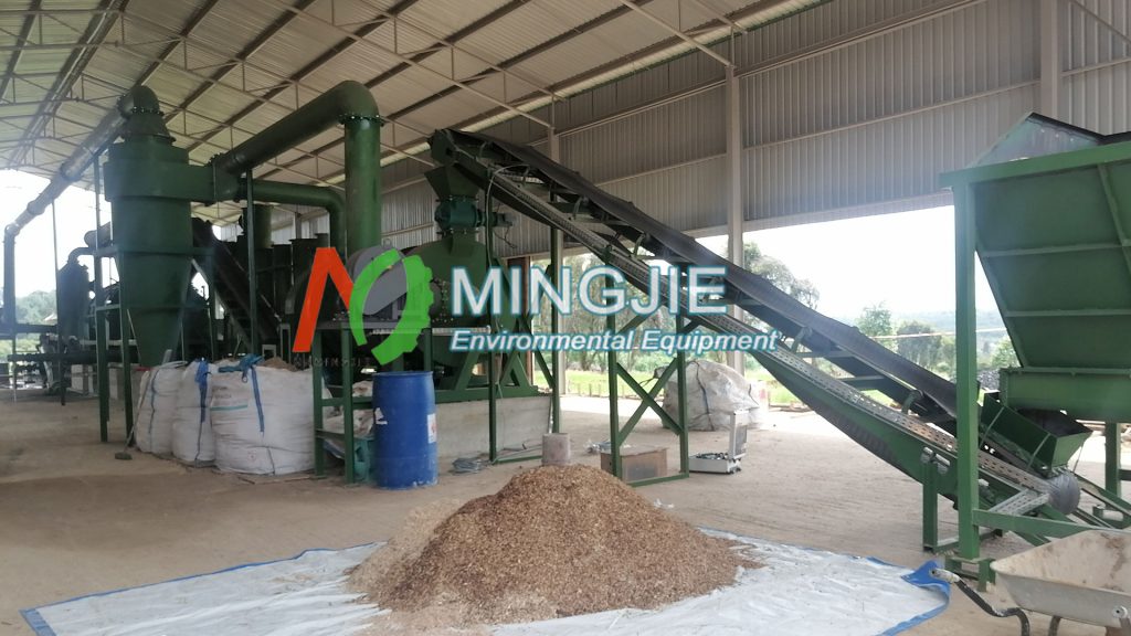 Wood Chips Pyrolysis Plant