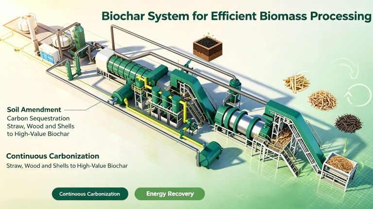 Biochar System for Efficient Biomass Processing