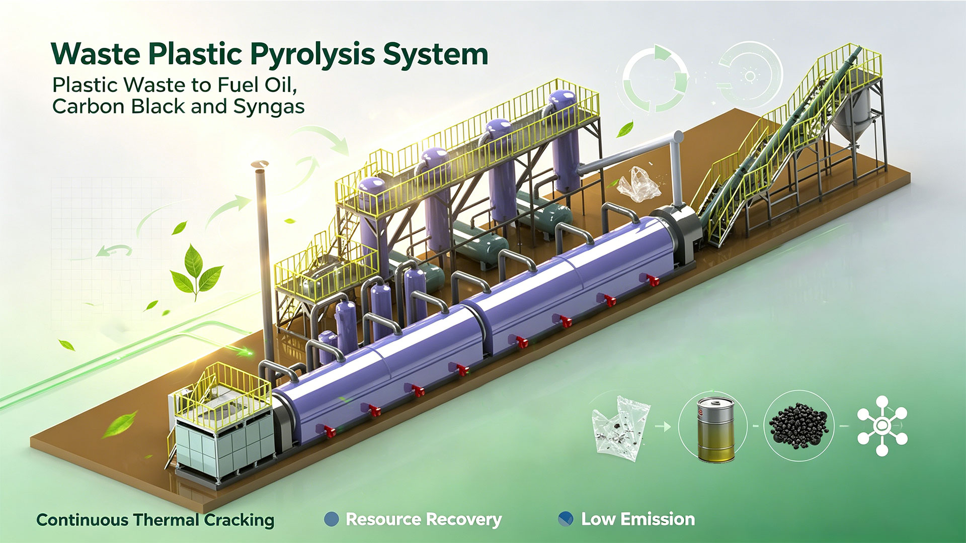 Waste Plastic Pyrolysis System