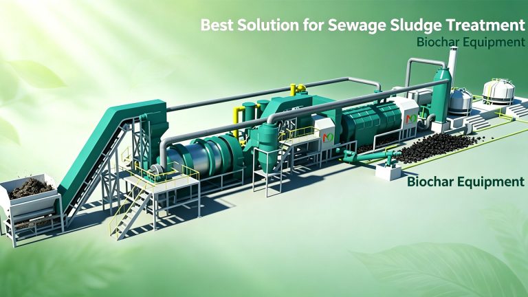 Best Solution for Sewage Sludge Treatment - Biochar Equipment