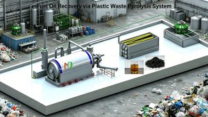 Fuel Oil Recovery via Plastic Waste Pyrolysis System
