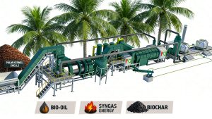 pyrolysis oil distillation plant