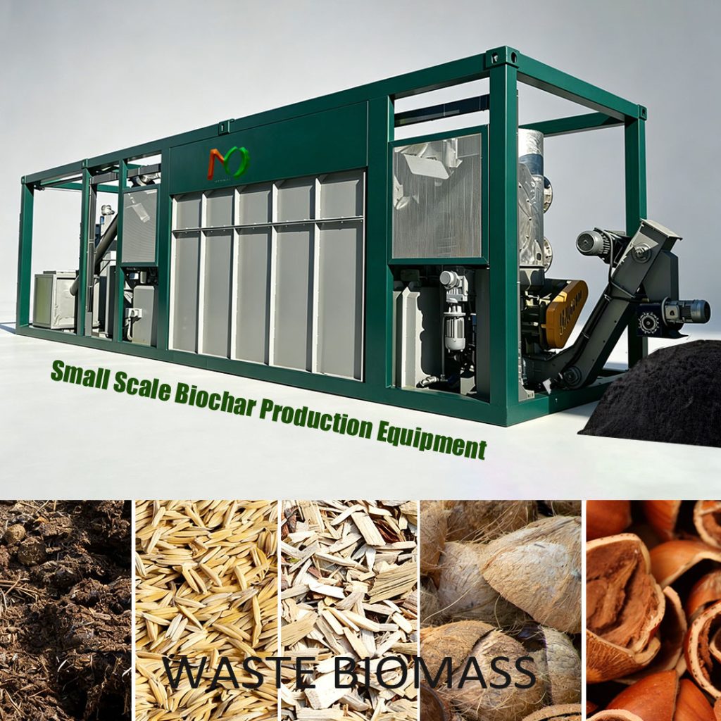 Small Scale Coconut Shell Biochar Making Machine