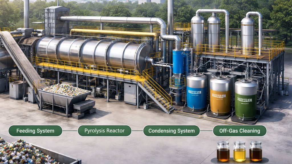 Maximizing Profits in Vietnam with a Continuous Plastic Pyrolysis Plant 2 Enhancing Product Quality with Distillation Technology
