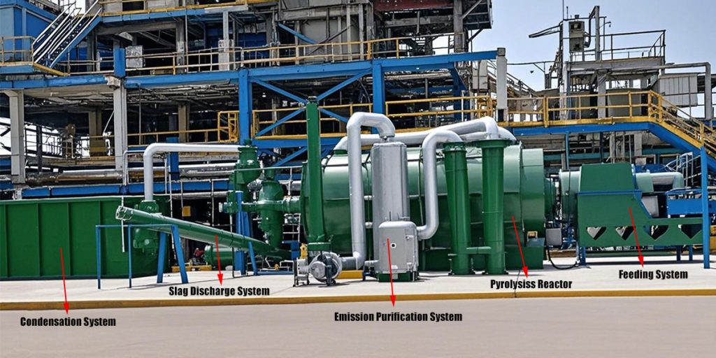 waste tyre pyrolysis plant