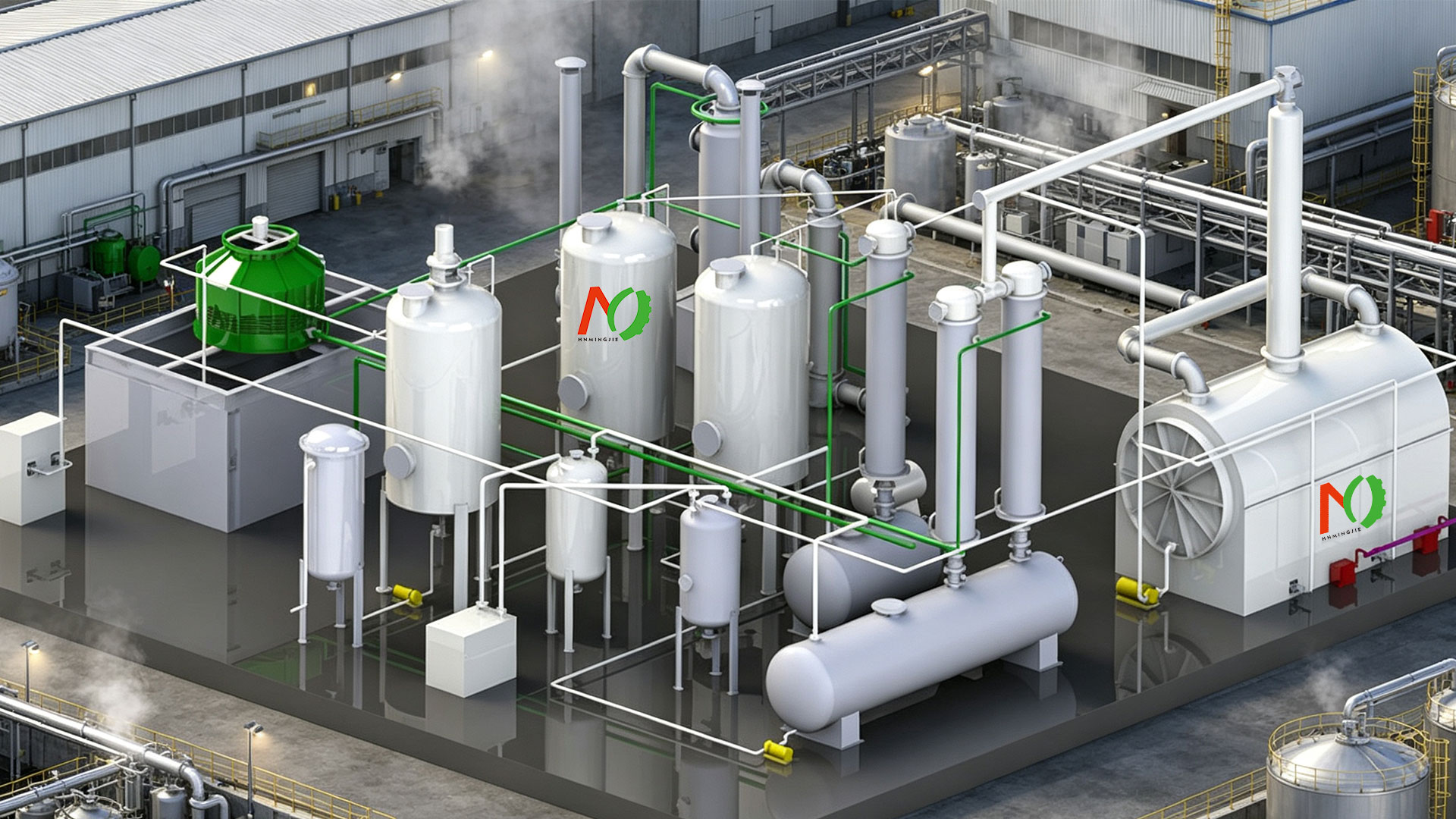 Pyrolysis Oil Distillation Plant