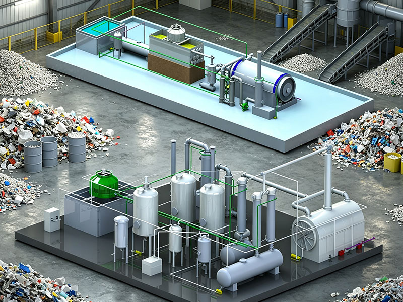 What is the Pyrolysis Plastic to Diesel Plant 1 Pyrolysis Plastic to Diesel Plant