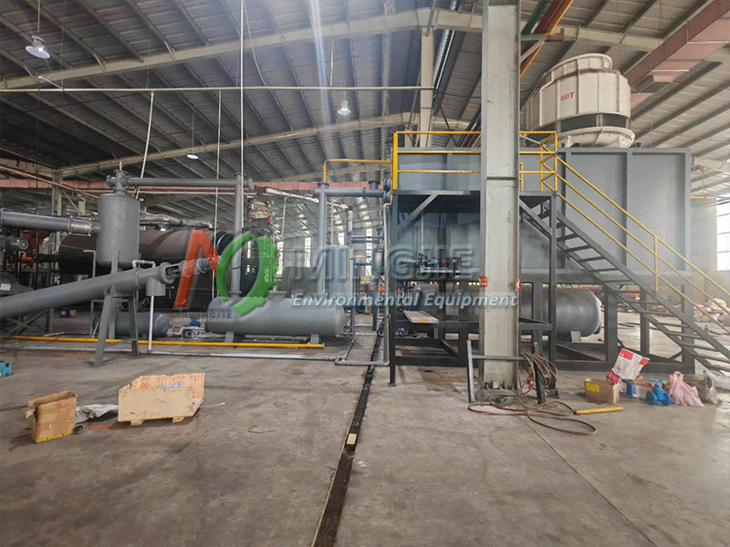MJ-15 Plastic Pyrolysis Plant in Vietnam 3 Plastic Pyrolysis Plant in Vietnam
