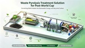 Waste Pyrolysis Treatment Solution for Post-World Cup