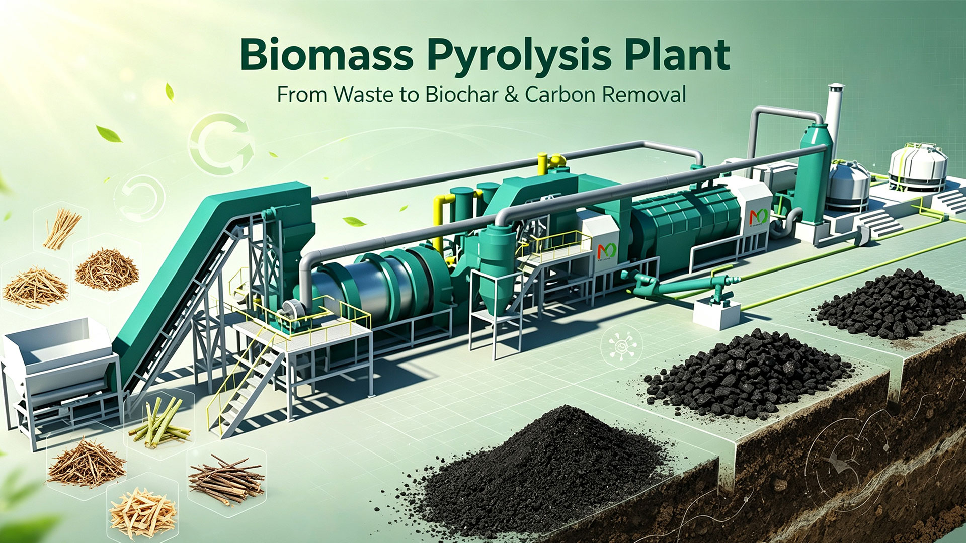 Biomass Pyrolysis Plant