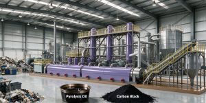 Continuous Pyrolysis Technology for Waste Plastic Recycling