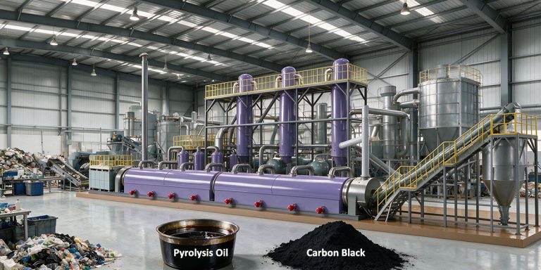 Continuous Pyrolysis Technology for Waste Plastic Recycling