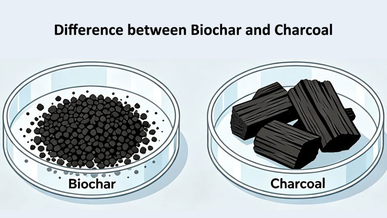 Difference between Biochar and Charcoal