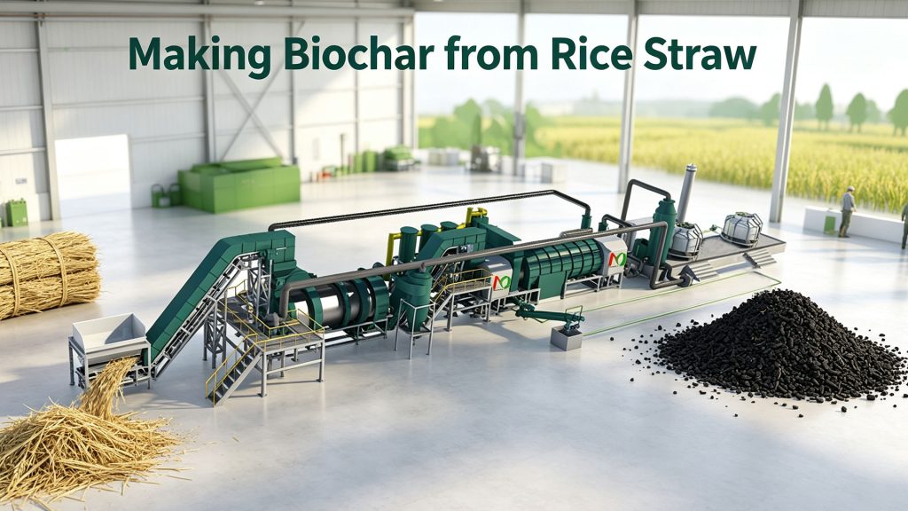 How to Obtain Biochar from Rice Straw