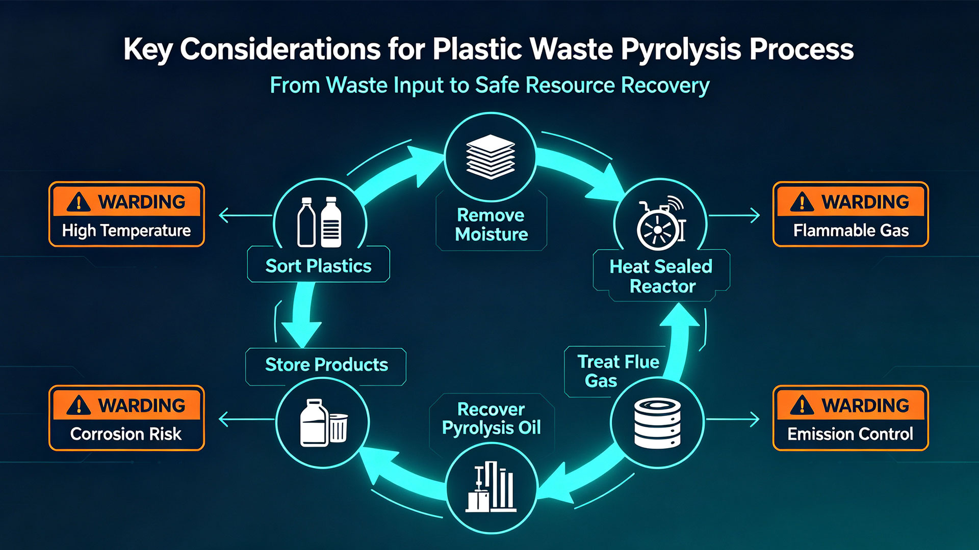 Key Considerations for Plastic Waste Pyrolysis Process