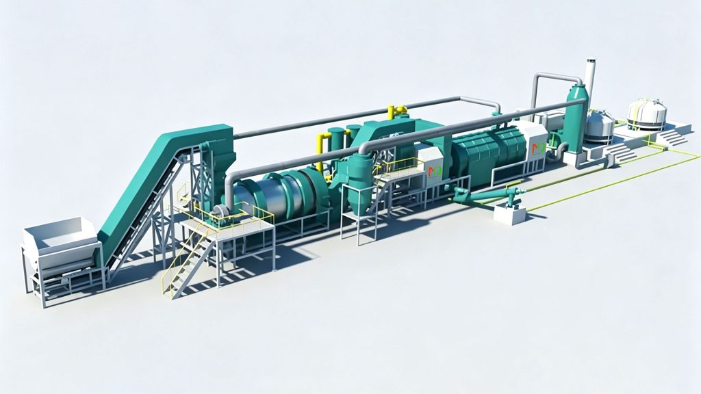 Turning Agricultural Waste into Black Gold with Biochar Systems 5 Large Scale Biochar Production Equipment