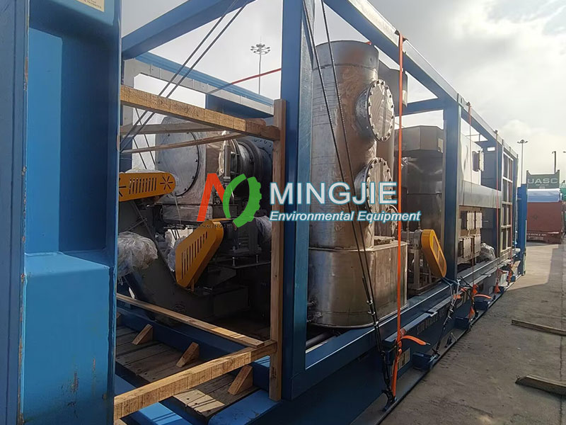 MJT-100 Small Biomass Pyrolysis Equipment for Sale to South Korea 2 MJT-100 Small Biomass Pyrolysis Equipment for Sale
