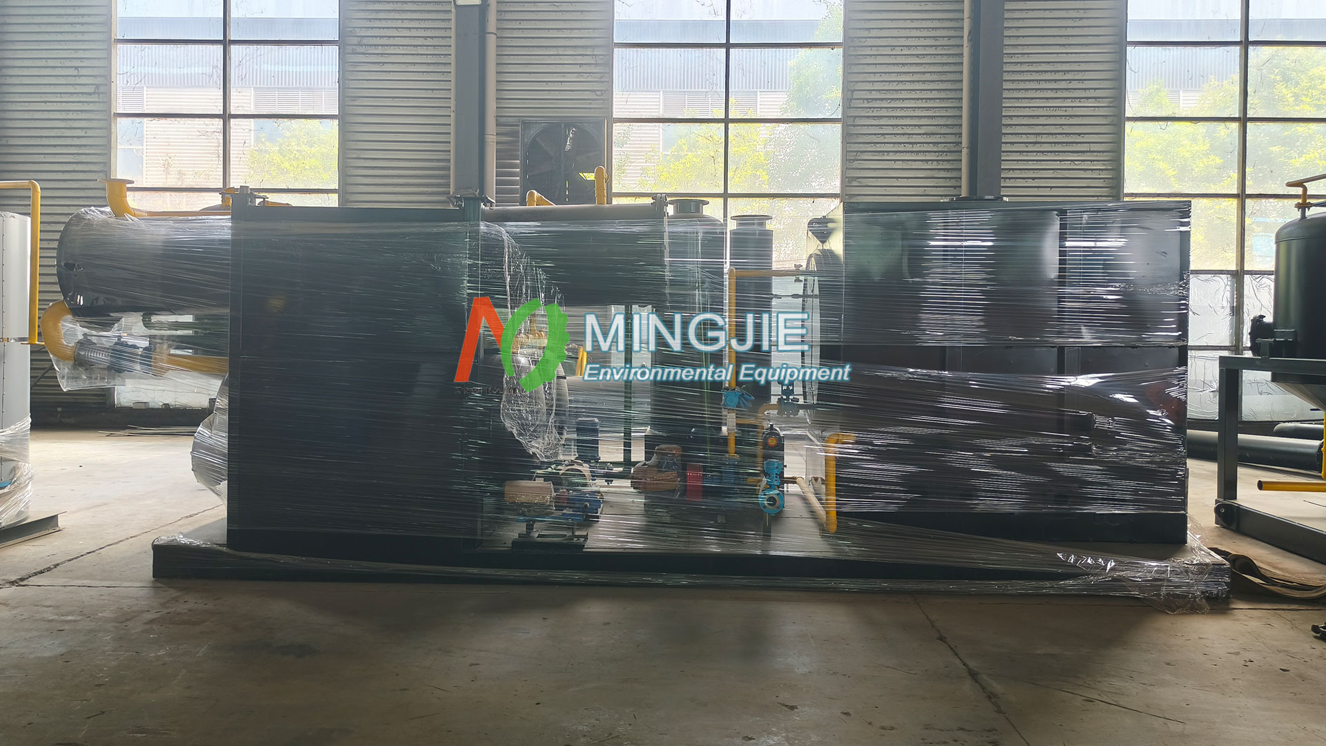 MJZ-2 Small Pyrolysis Oil Distillation Plant for Sale to Bolivia