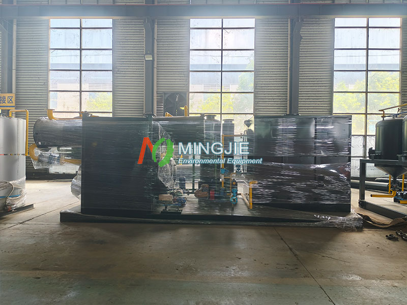 MJZ-2 Small Pyrolysis Oil Distillation Plant for Sale to Bolivia 5 MJZ-2 Small Pyrolysis Oil Distillation Plant for Sale