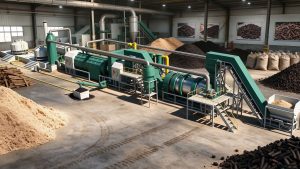 Make Biochar from Sawdust