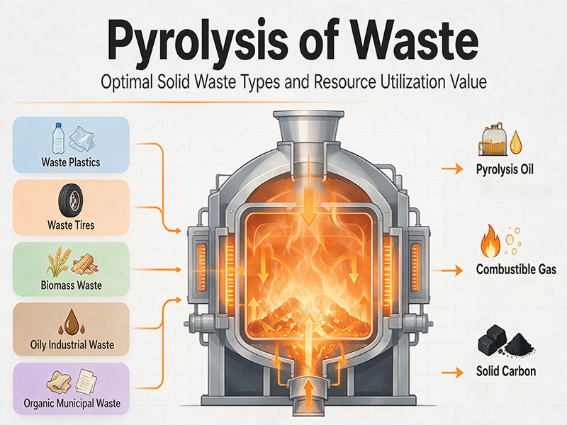 Pyrolysis of Waste: Optimal Solid Waste Types and Resource Utilization Value 1 Pyrolysis of Waste Types
