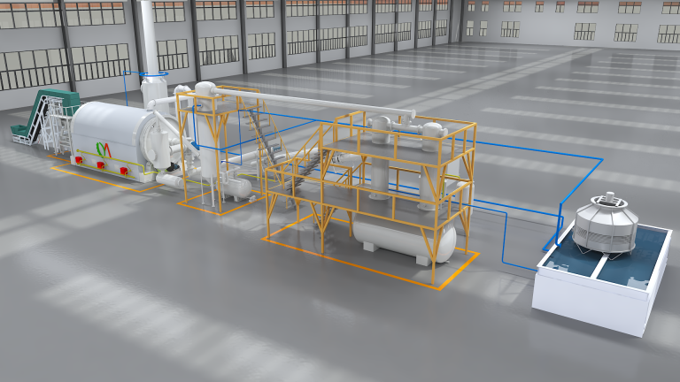 Semi Continuous Pyrolysis Plant