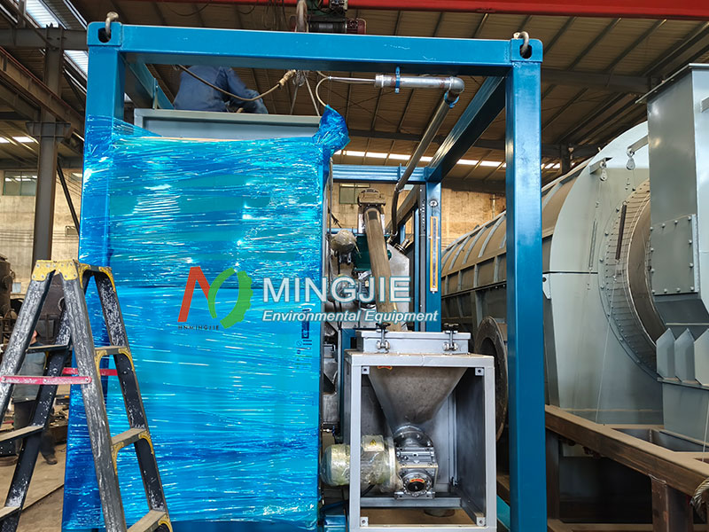 MJT-100 Small Biomass Pyrolysis Equipment for Sale to South Korea 5 Small Biomass Pyrolysis Machine