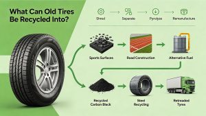 What Can Old Tires Be Recycled Into