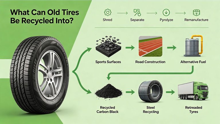 What Can Old Tires Be Recycled Into