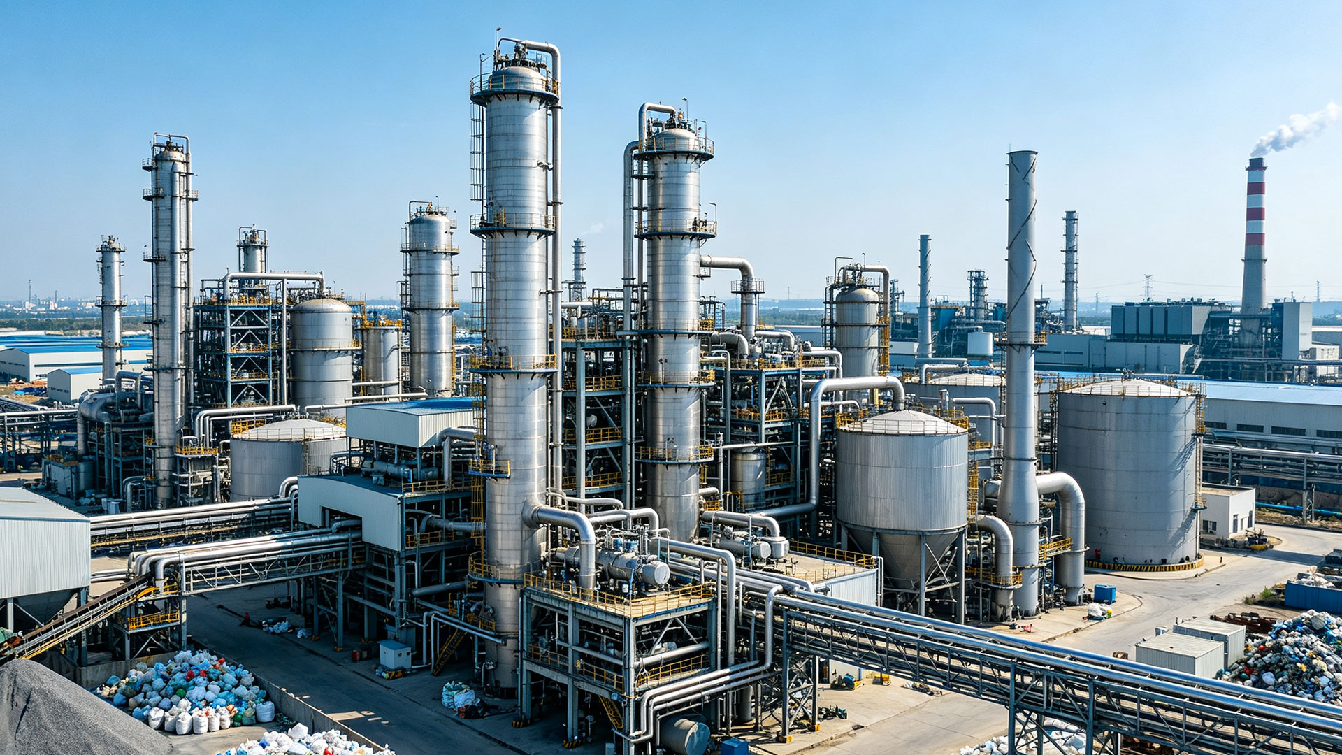 Large Scale Plastic Pyrolysis Plant