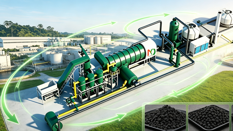 Sewage Sludge Pyrolysis Treatment Solution