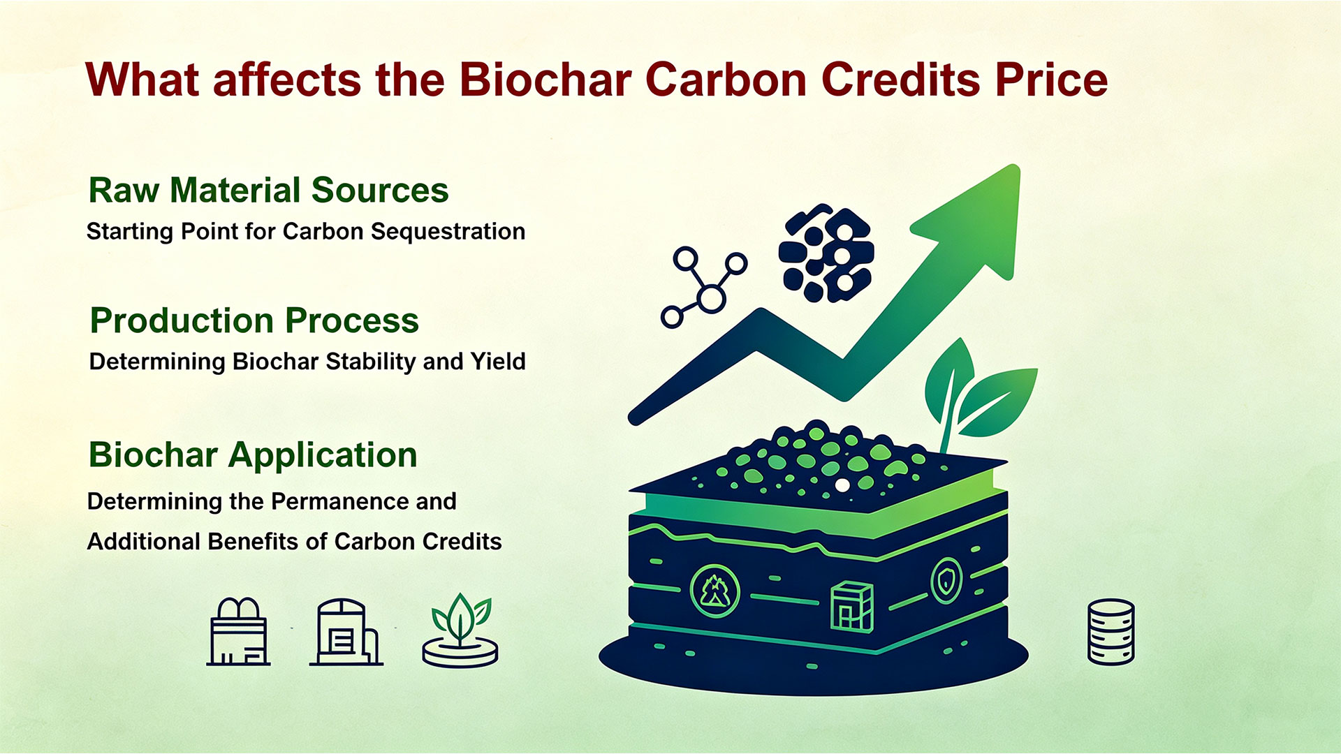 What affects the Biochar Carbon Credits Price
