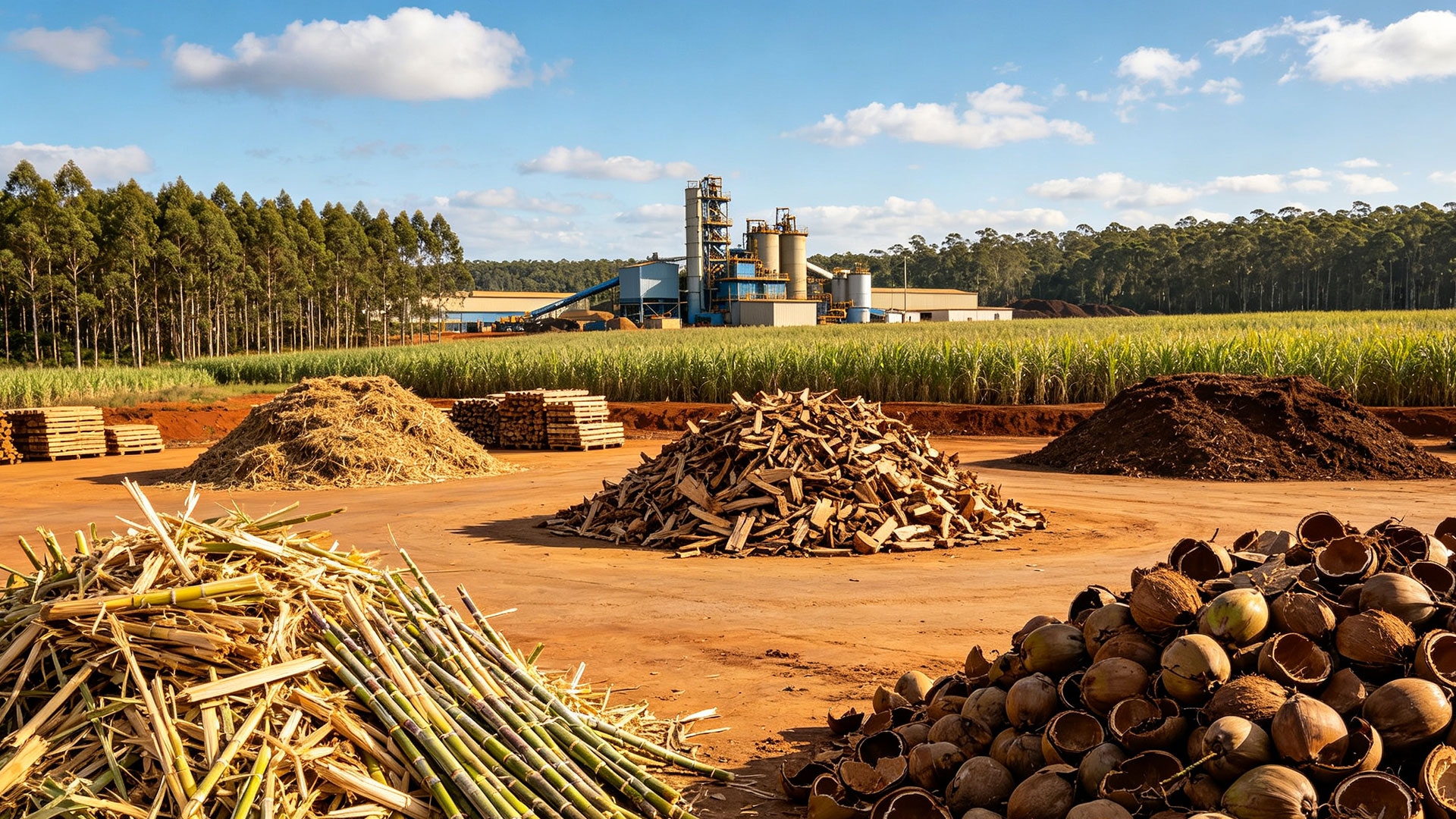 What are the Suitable Biomass Feedstocks for Pyrolysis in Brazil